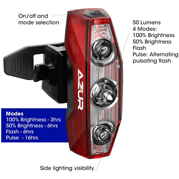 Azur Leo Taillight 50 Lumen