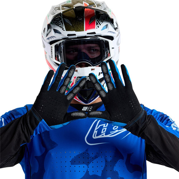 Troy Lee Designs Air Glove Blotted Bright Blue