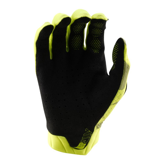 Troy Lee Designs Air Glove Blotted Flo Yellow