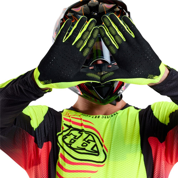 Troy Lee Designs Air Glove Mono Flo Yellow
