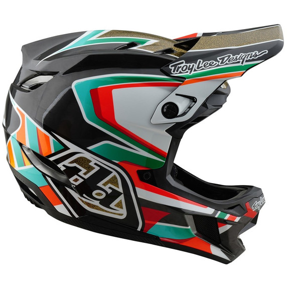 Troy Lee Designs D4 AS Carbon Helmet Frames Black/Gold
