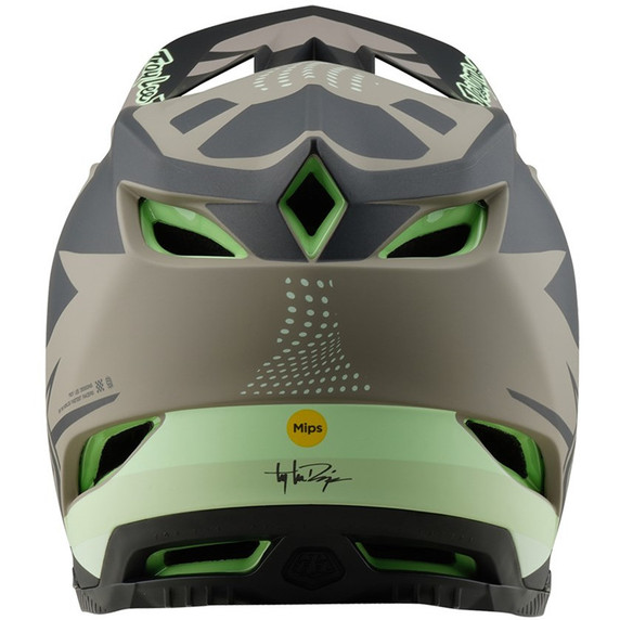 Troy Lee Designs D4 AS Composite Helmet Optic Timber