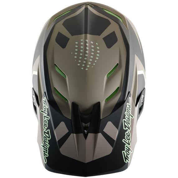 Troy Lee Designs D4 AS Composite Helmet Optic Timber