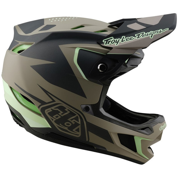 Troy Lee Designs D4 AS Composite Helmet Optic Timber
