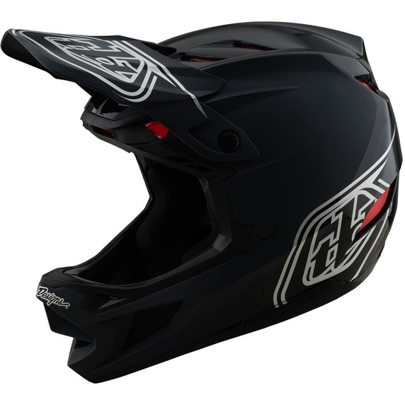 Troy Lee Designs D4 AS Polyacrylite Helmet Shadow Black