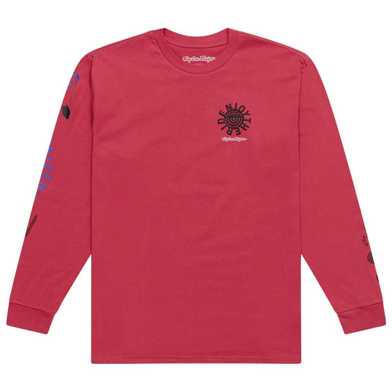 Troy Lee Designs Long Sleeve Tee Enjoy Fuchsia