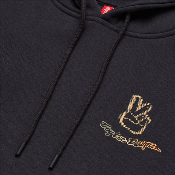 Troy Lee Designs Pullover Hoodie Peace Out Carbon
