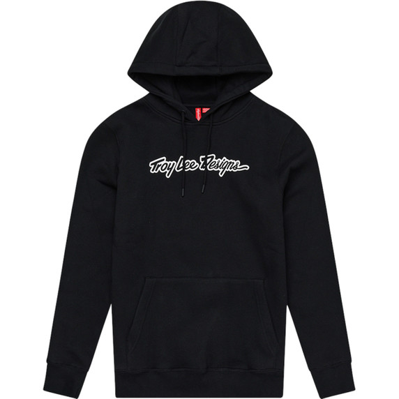 Troy Lee Designs Pullover Hoodie Signature Black