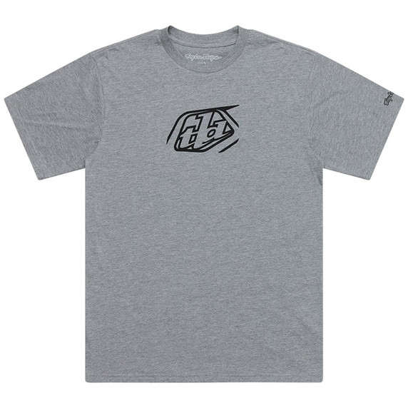 Troy Lee Designs Short Sleeve Tee Badge Gray Heather