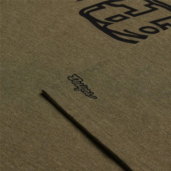 Troy Lee Designs Short Sleeve Tee Badge Olive Heather