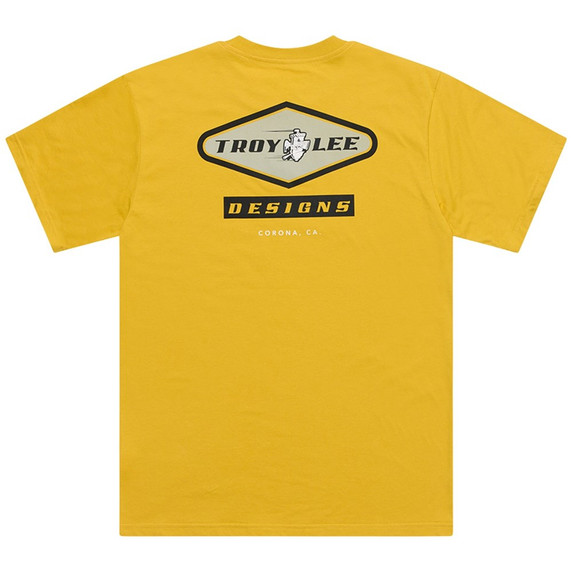 Troy Lee Designs Short Sleeve Tee Carb Gold