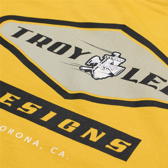 Troy Lee Designs Short Sleeve Tee Carb Gold