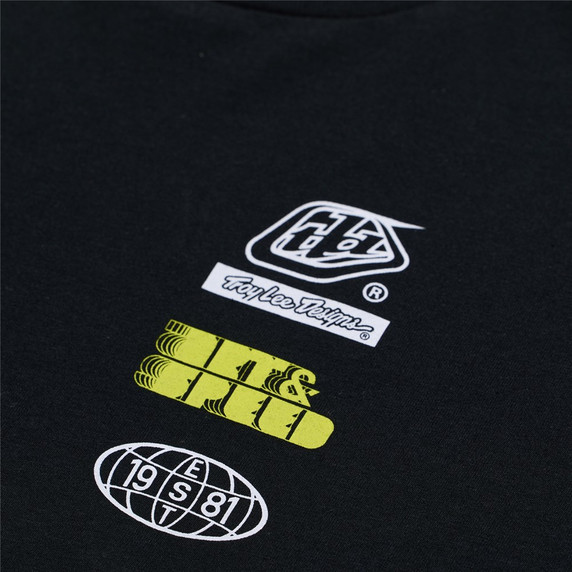 Troy Lee Designs Short Sleeve Tee Overload Black