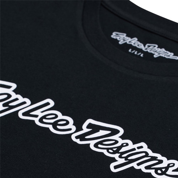 Troy Lee Designs Short Sleeve Tee Signature Black