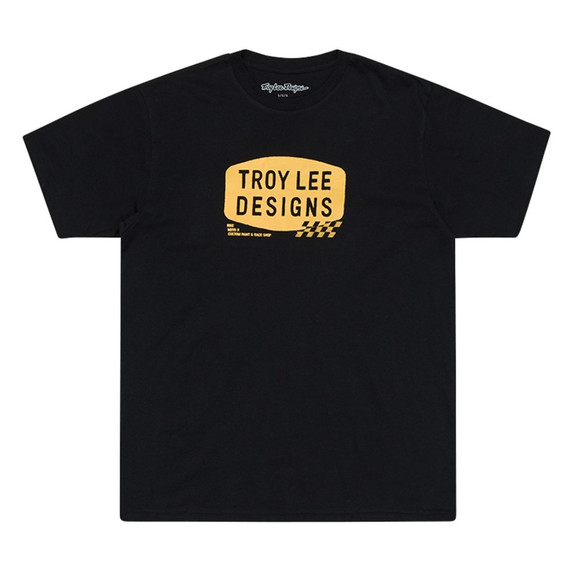 Troy Lee Designs Short Sleeve Tee Stamp Black Heather