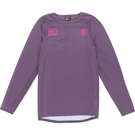 Troy Lee Designs Skyline LS Jersey Radioscape Deep Purple