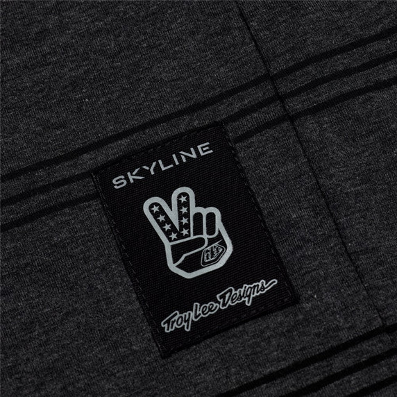 Troy Lee Designs Skyline Short Sleeve Ride Tee Washed Out Dark Cloud