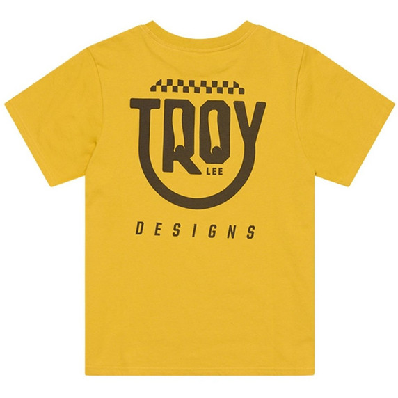 Troy Lee Designs Womens Short Sleeve Tee Smiley Golden