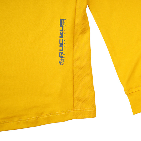 Troy Lee Designs Youth Ruckus Long Sleeve Ride Tee Eyez Safron