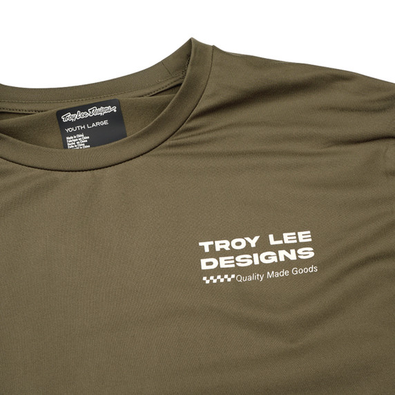 Troy Lee Designs Youth Ruckus Long Sleeve Ride Tee Factory Caper