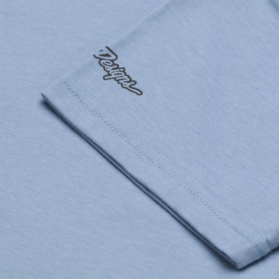 Troy Lee Designs Youth Short Sleeve Tee Peace Out Smoke Blue