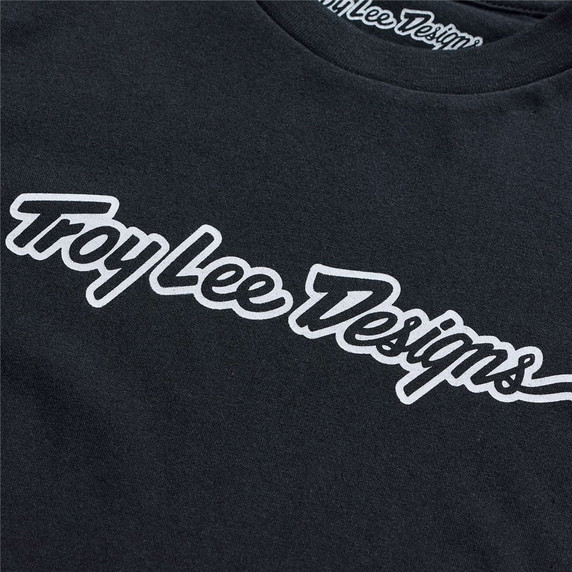 Troy Lee Designs Youth Short Sleeve Tee Signature Black