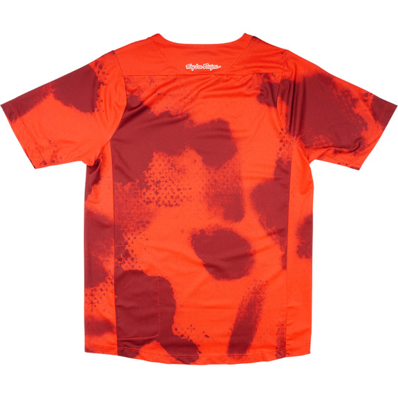 Troy Lee Designs Youth Skyline SS Jersey Flared Fiery Red