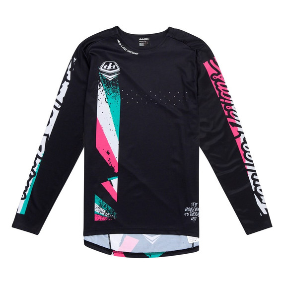 Troy Lee Designs Youth Sprint Jersey Full Pull Black