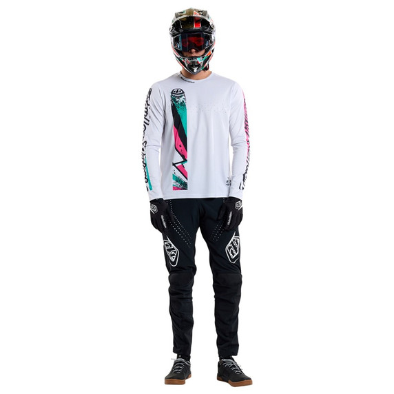 Troy Lee Designs Youth Sprint Jersey Full Pull Chalk