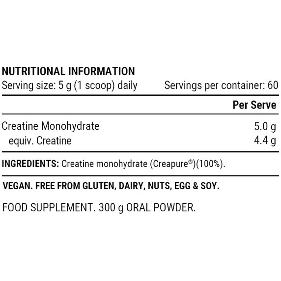 PILLAR Performance Creatine Monohydrate Pouch