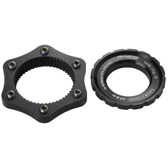 Reverse Components Centerlock Adapter - Black