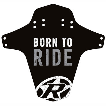 Reverse Components Mudfender - Born to Ride - Black/Grey