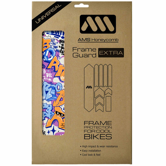 All Mountain Style Frame Guard Extra - Born to Be Rider Blue