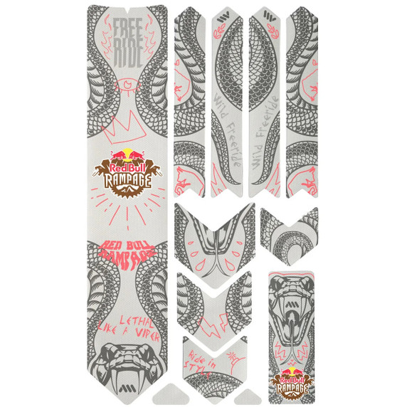 All Mountain Style Frame Guard Extra - Red Bull Rampage Freeride Grey