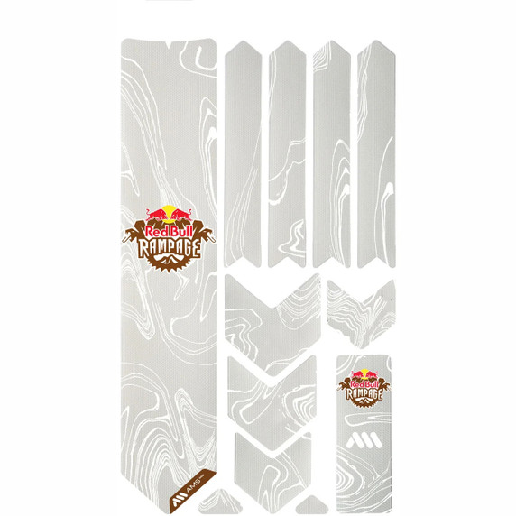 All Mountain Style Frame Guard Extra - Red Bull Rampage Ridgeline White