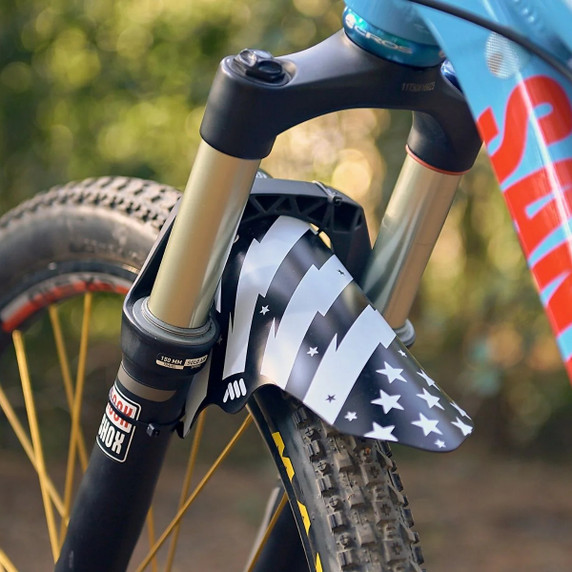 All Mountain Style Mud Guard - Patriot White