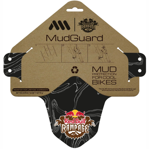 All Mountain Style Mud Guard - Red Bull Rampage Ridgeline White