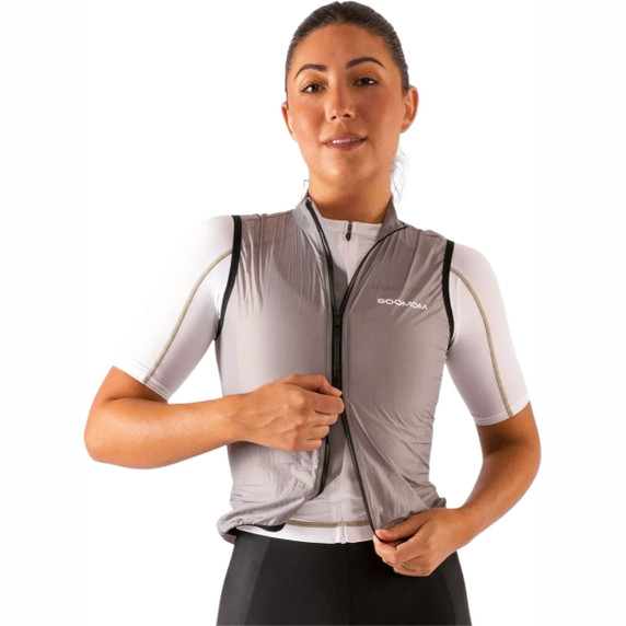 Soomom Women's Base Wind Gilet - Steel