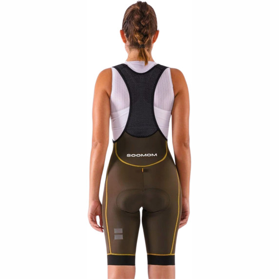 Soomom Womens Base Bib Shorts - Ash