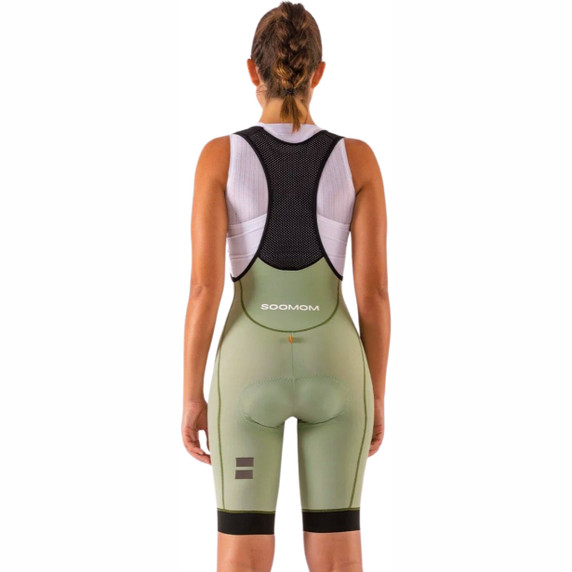 Soomom Womens Base Bib Shorts - Fern