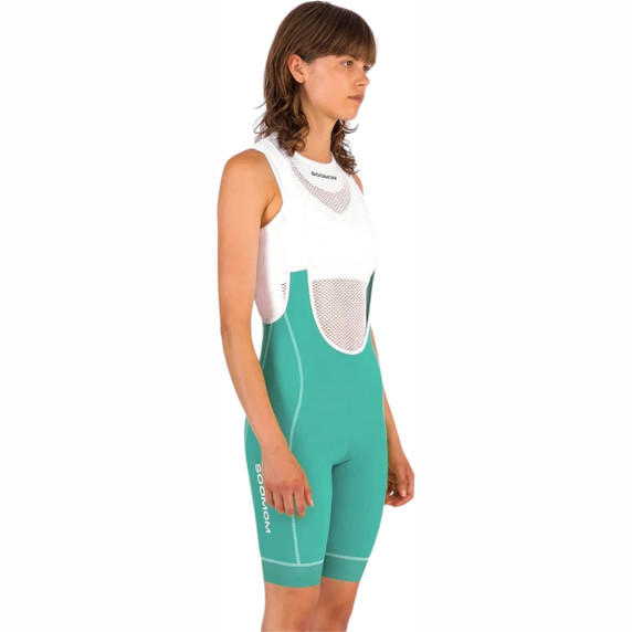 Soomom Womens Base Bib Shorts - Juniper