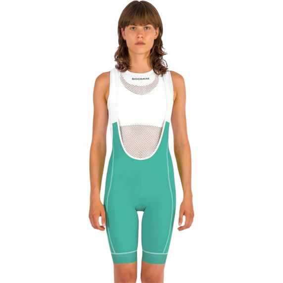 Soomom Womens Base Bib Shorts - Juniper