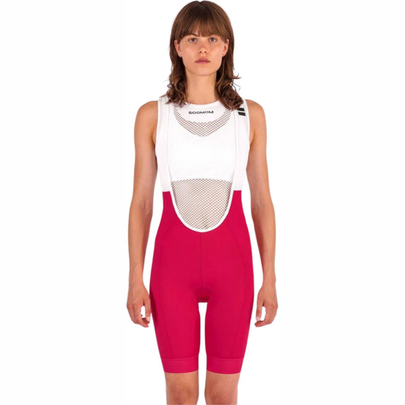 Soomom Womens Base Classic Bib Shorts - Fuscia