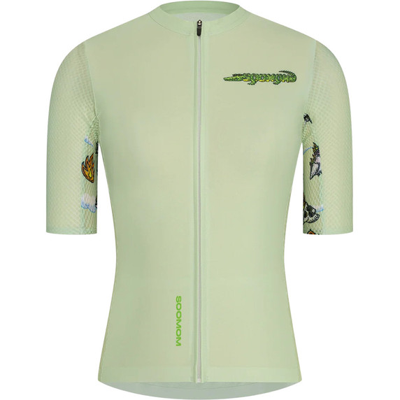 Soomom X Mulga Women's Art Series Jersey - Crocodile Inferno
