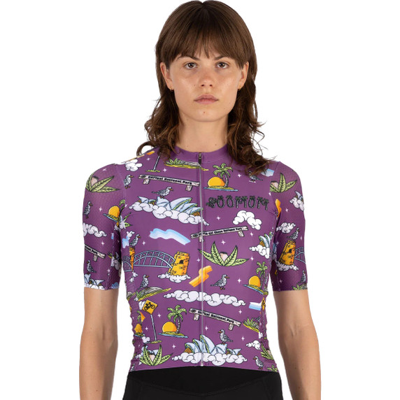 Soomom X Mulga Women's Art Series Jersey - Garigal Clash
