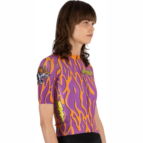 Soomom X Mulga Women's Art Series Jersey - Tiger Storm