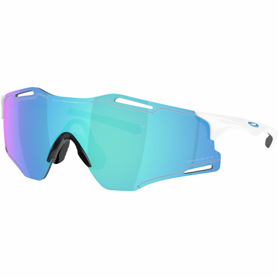 Oakley Cybr Zero White W/ Prizm Sapphire Lens