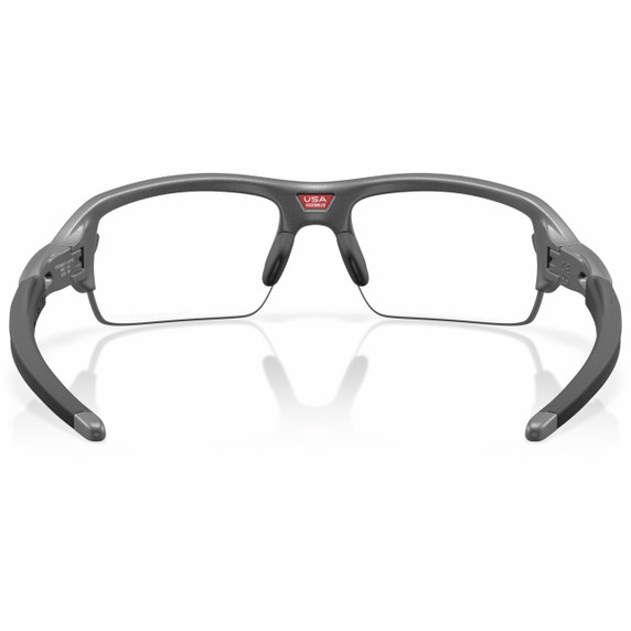 Oakley Flak 2.0 S Steel Grey W/ Clear To Black Iridium Photochromic Lens