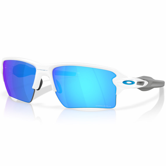 Oakley Flak 2.0 XXL White W/ Prizm Sapphire Lens