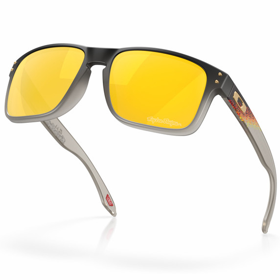 Oakley Holbrook Black Fade W/ Prizm 24K Polarized Lens Troy Lee Designs Collection
